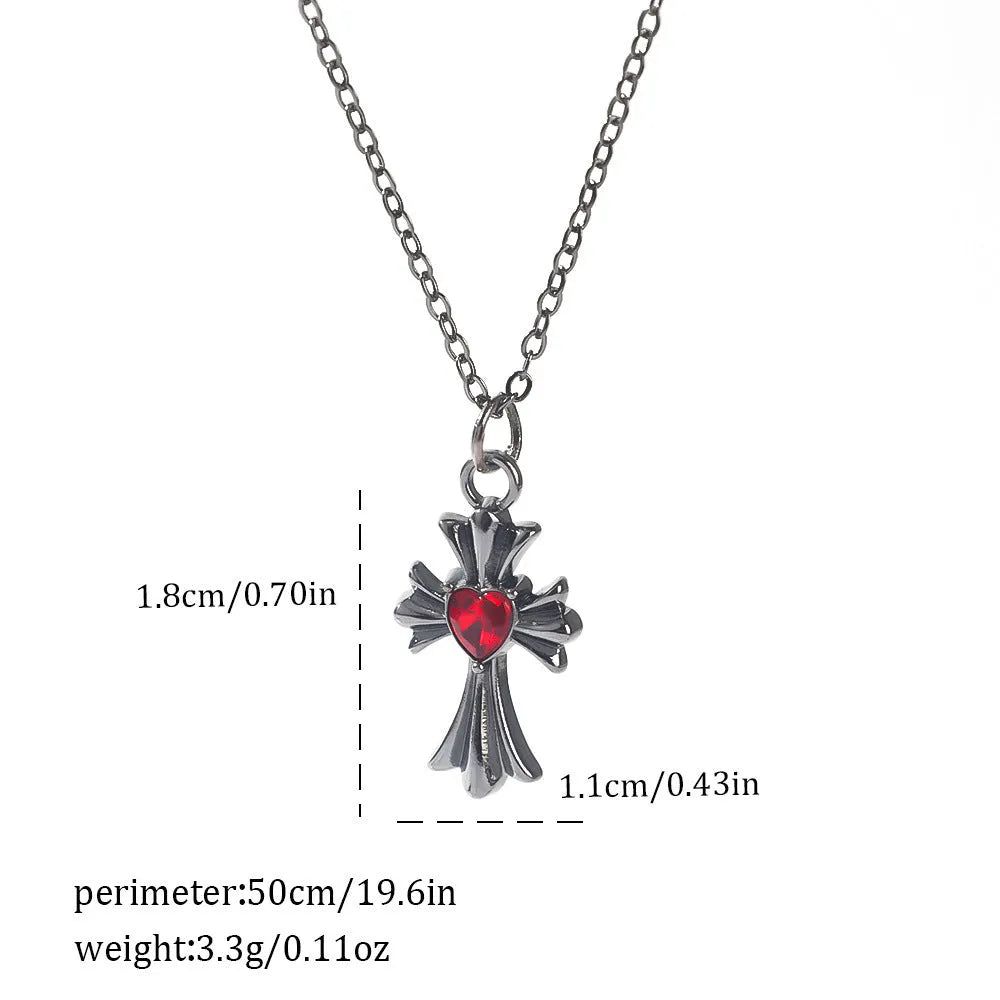 Gothic zinc alloy necklace with electroplated bat and spider pendant designs for Halloween.