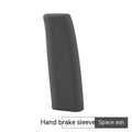 Universal silicone handbrake sleeve for cars in black, grey, beige, red, or blue colour options