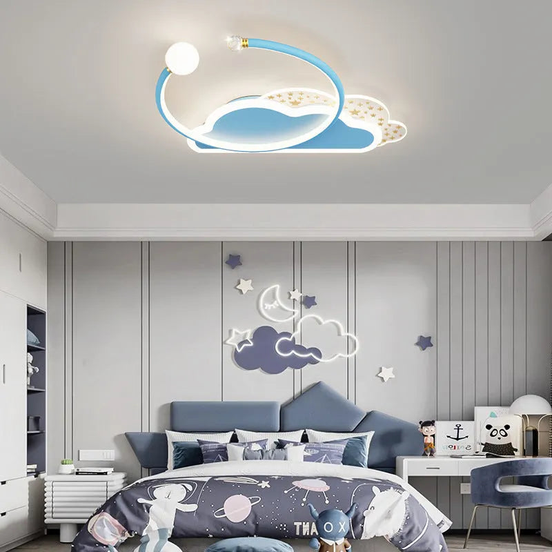 Moon XINGX cloud design ceiling lamp with adjustable lighting for children's rooms