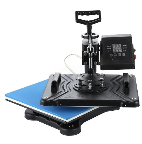 Black multifunctional heat transfer printing machine for fabric and tablet applications