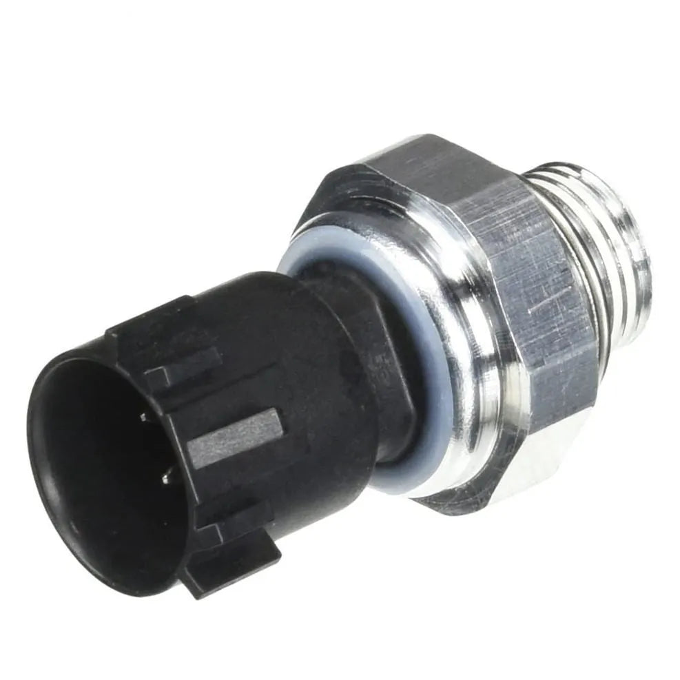 Silver automobile fuel pressure sensor with metal housing