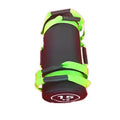 Flat white leather colour PVC fitness training sandbag for weight lifting, shown with 5kg to 30KG weight options.