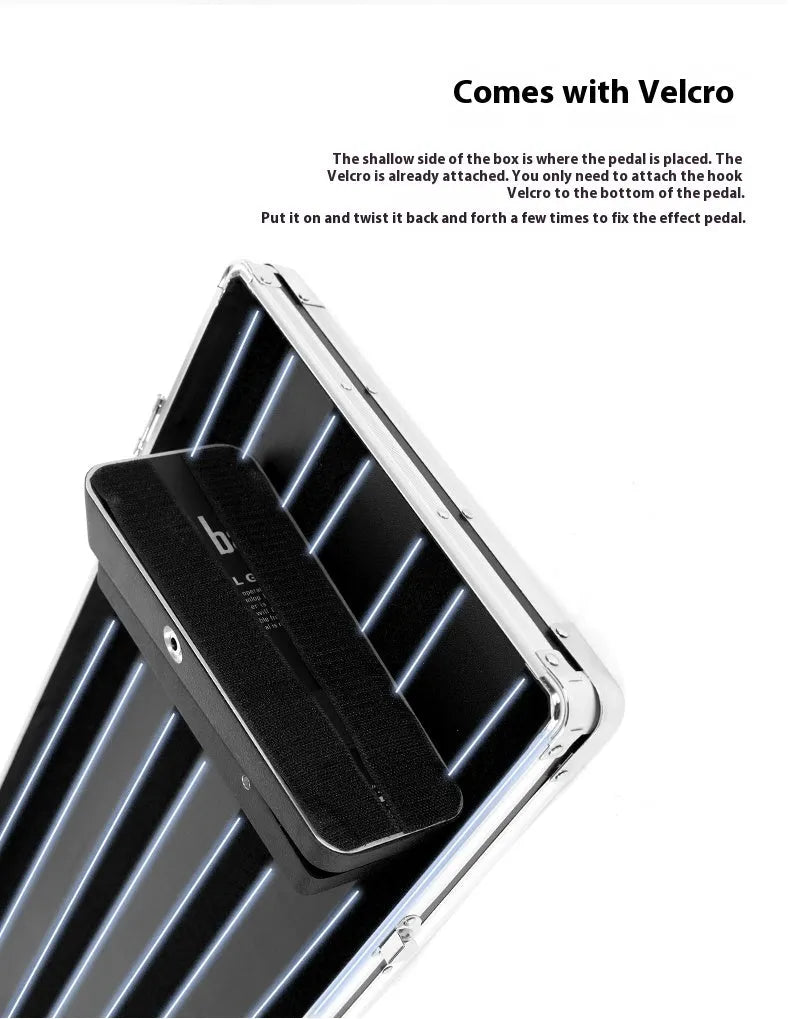 Aviation box format guitar effect device for T-EC8 trumpet-style processing