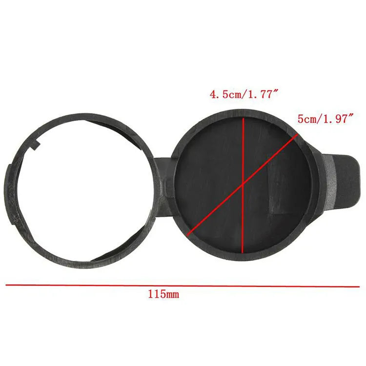 Black plastic wiper spray bottle cover for Chevrolet GMC Buick Cadillac Saab OE 13227300