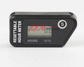 Black waterproof LCD digital maintenance reminder timer for engine equipment