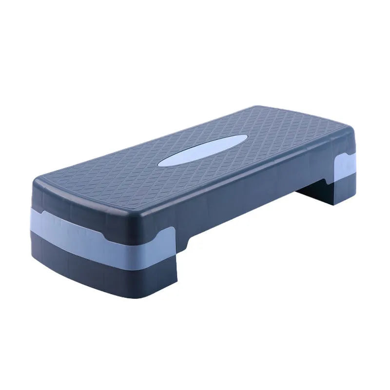 ABS aerobic fitness step platform in grey, green, or orange, dimensions 68cm by 28cm by 15cm
