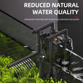 External wall hanging aquarium filter with large filter bucket and waterproof cover
