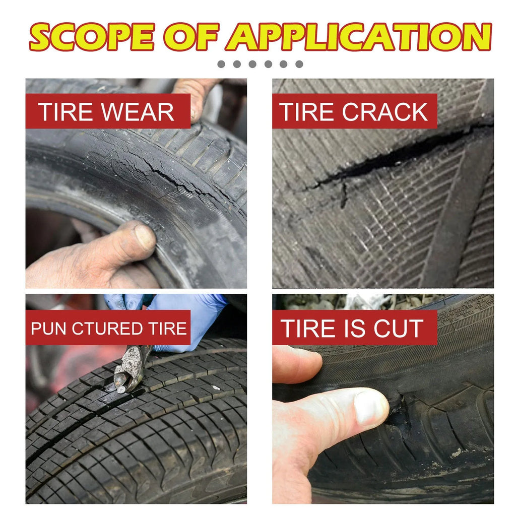 30ml bottle of tyre repair adhesive for car puncture and crack sealing