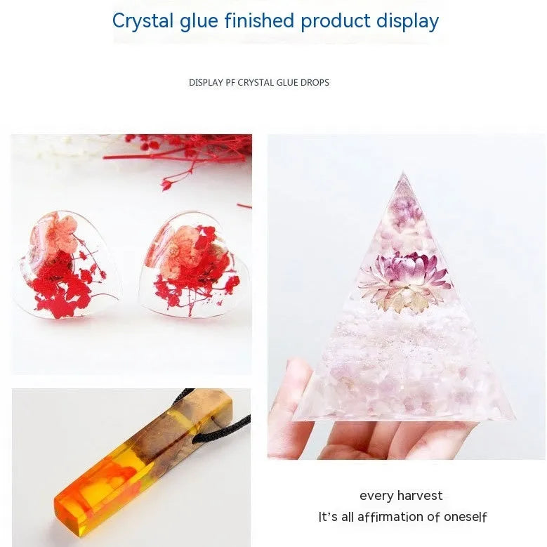 Epoxy Resin 31 crystal clear glue in 1kg bottle for DIY crafting projects