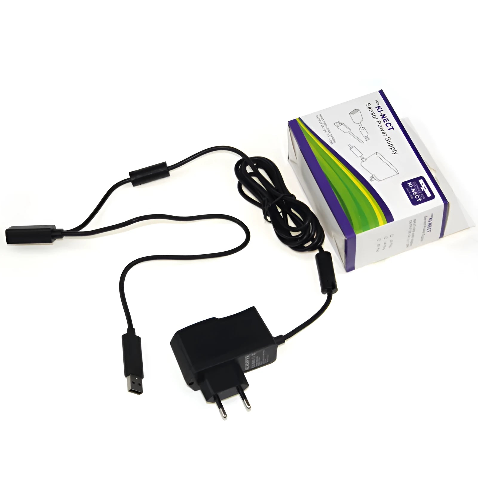 Xbox 360 Kinect power adapter with European design and plug options