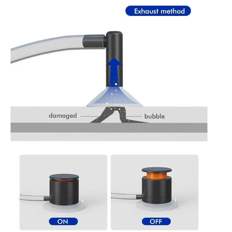 Plastic car windscreen crack repair tool kit with resin applicator