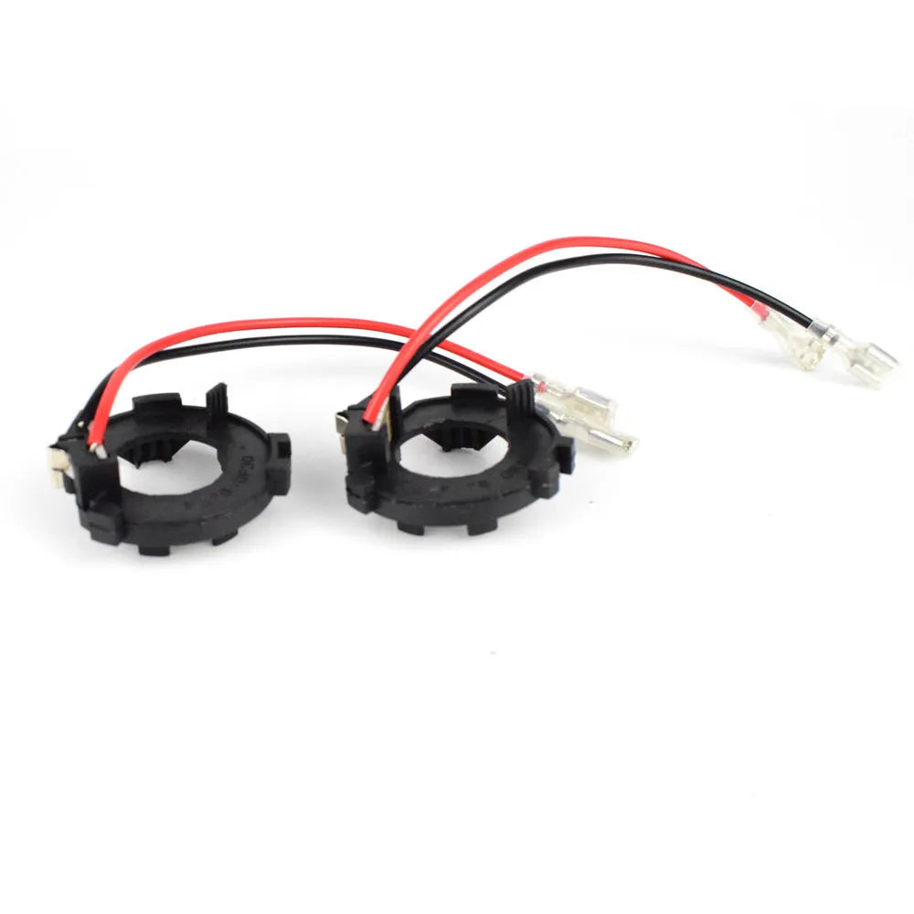 Black H7 LED headlight adapter bracket for Volkswagen car LED conversion kits