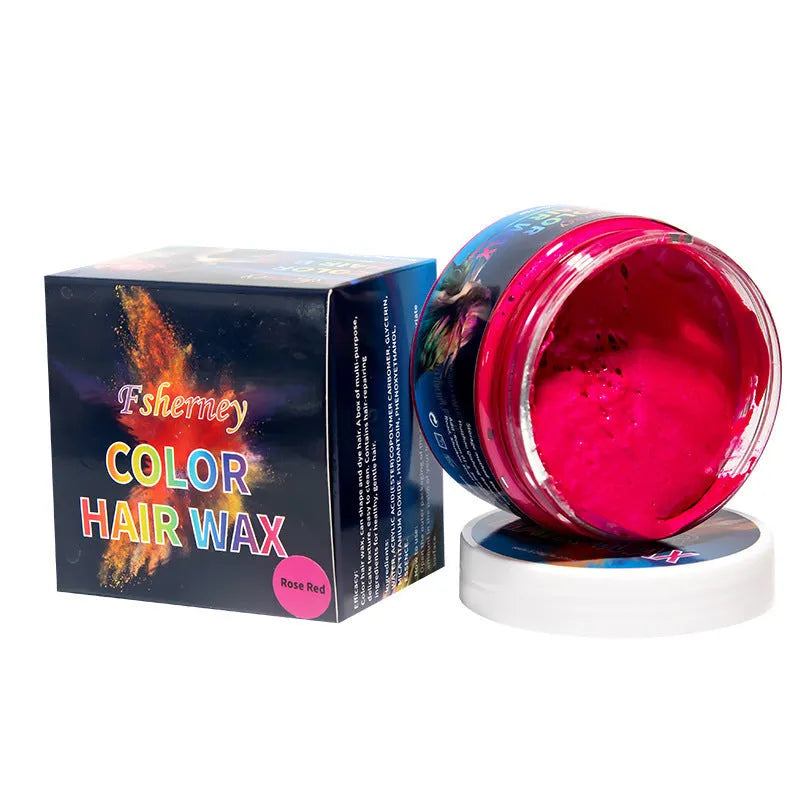 120g tub of hair styling clay hair dye in one of nine colour options