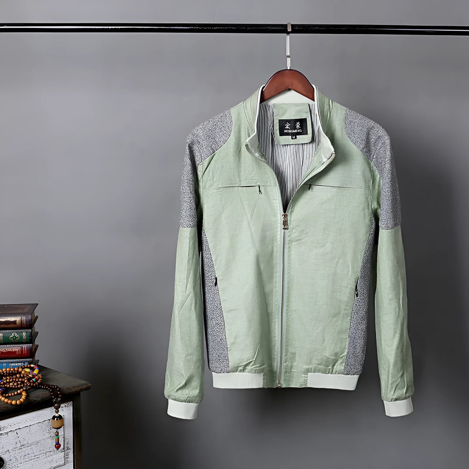 Men's thin linen jacket in regular fit available in multiple colours with cotton fabric construction