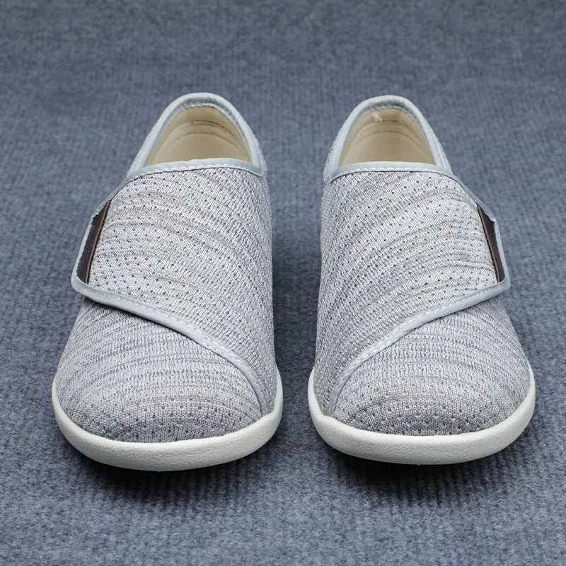 Men's and women's casual leisure shoes with Velcro straps in various colours