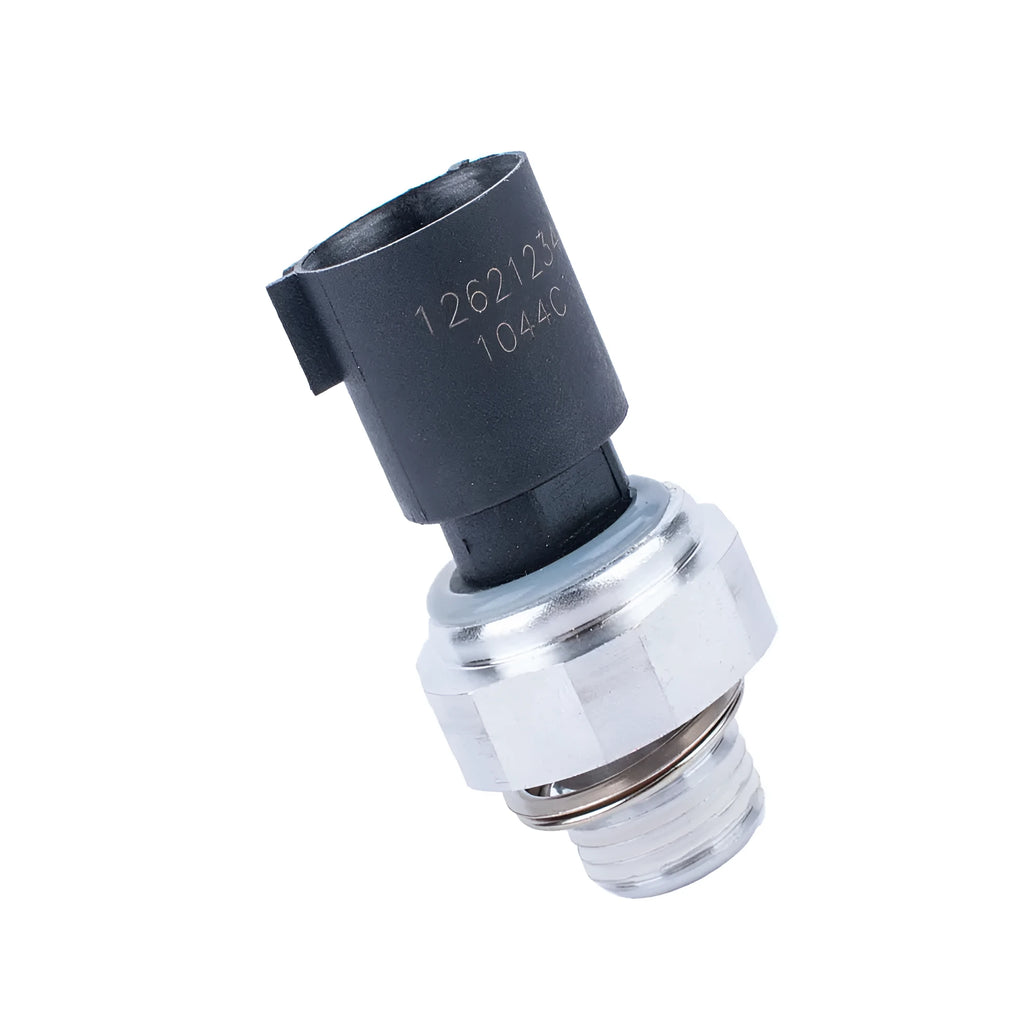 Silver automobile fuel pressure sensor with metal housing