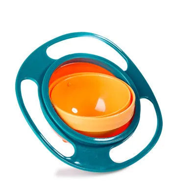 Children's rotating balance bowl in plastic, blue colour, suitable for toddlers over 24 months