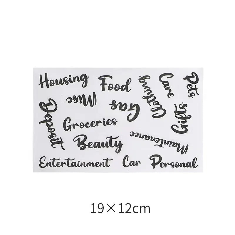 White German adhesive paper sticker for handwritten labels on a sheet.