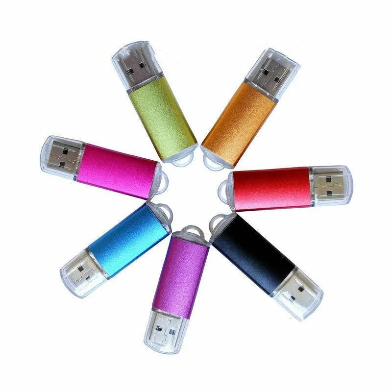 Red software encryption USB dongle with metal shell showing dimensions 50mm × 17.5mm × 7.2mm