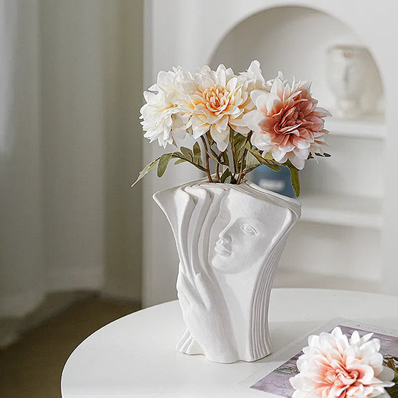 Ceramic book stand decorative ornament in modern simplicity style