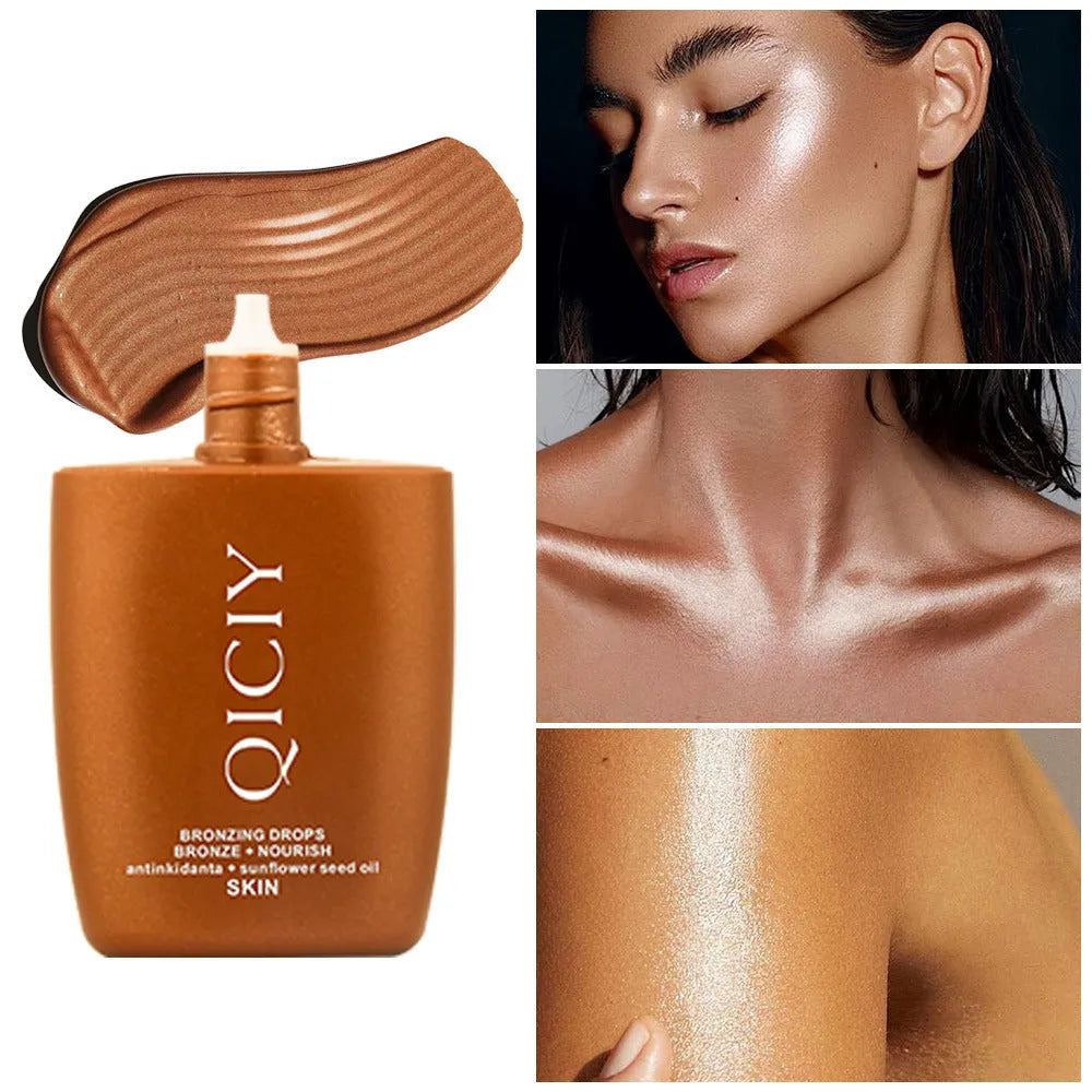 30ml brightening cream liquid bottle for face and body with four colour tone options