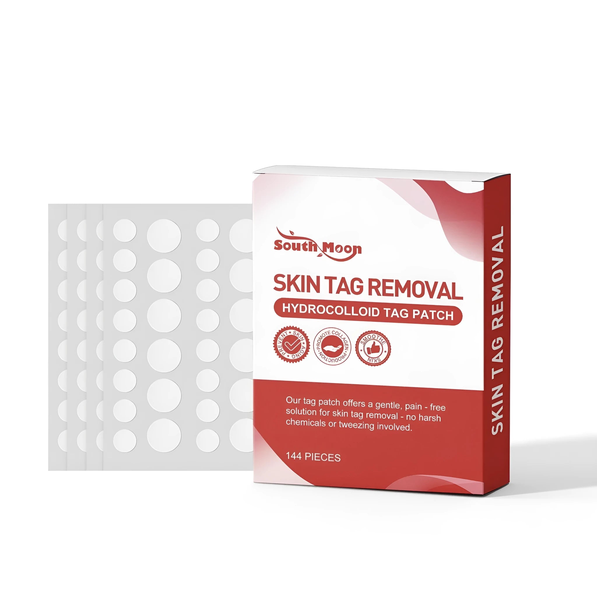 Skin removal care patch nursing stickers with mint leaf formula in pack of 144 pieces