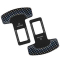 Lock Tongue keychain bottle opener with frosted carbon fibre texture and a 2.1cm wide aluminium head.