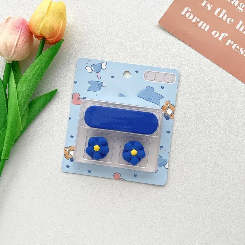 Cartoon style plastic magnetic cable fixer for desktop organisation