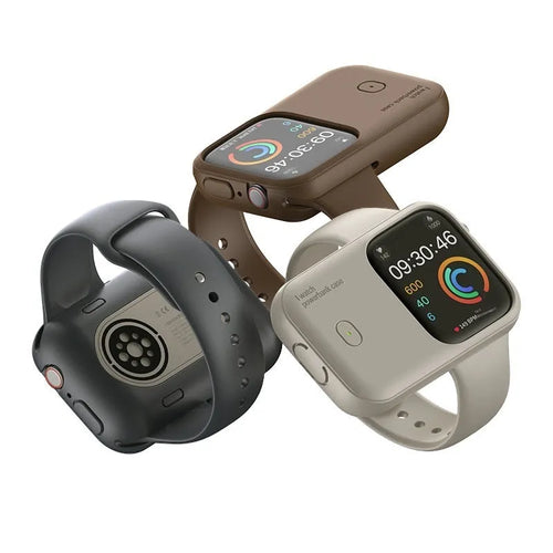 Apple Watch portable wireless charging case power bank with silicone protective cover