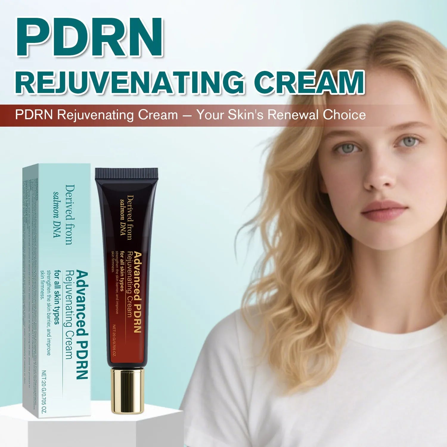 20ml jar of skin-activating hydrating moisturising cream with firming and wrinkle care properties