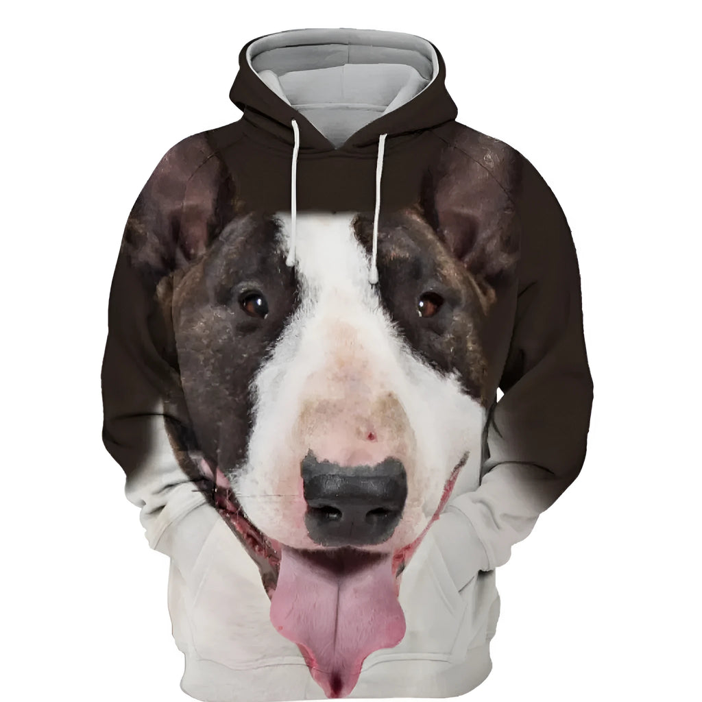 Men's 3D digital printing pullover hoodie in DZLMS-558 colour, loose fit with stick pocket