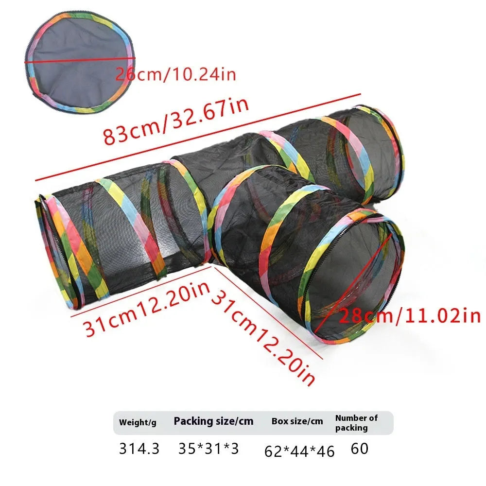 B18319 mesh model foldable cat cage showing five shape variations: square, long straight, tent, tee, and hexagonal