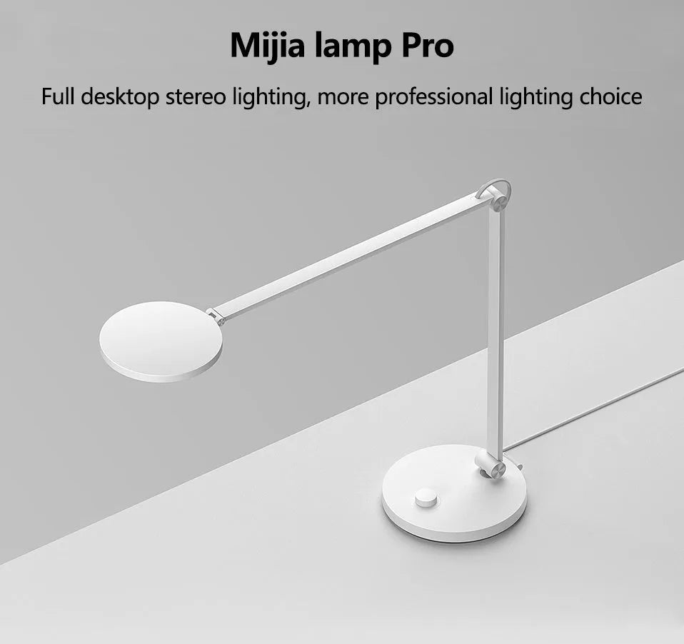 ProLED folding smart desk lamp with adjustable colour temperature on a bedroom desk