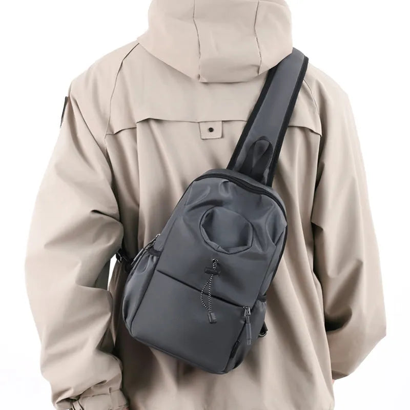 Oxford cloth crossbody kettle bag in leisure travel style with waterproof design