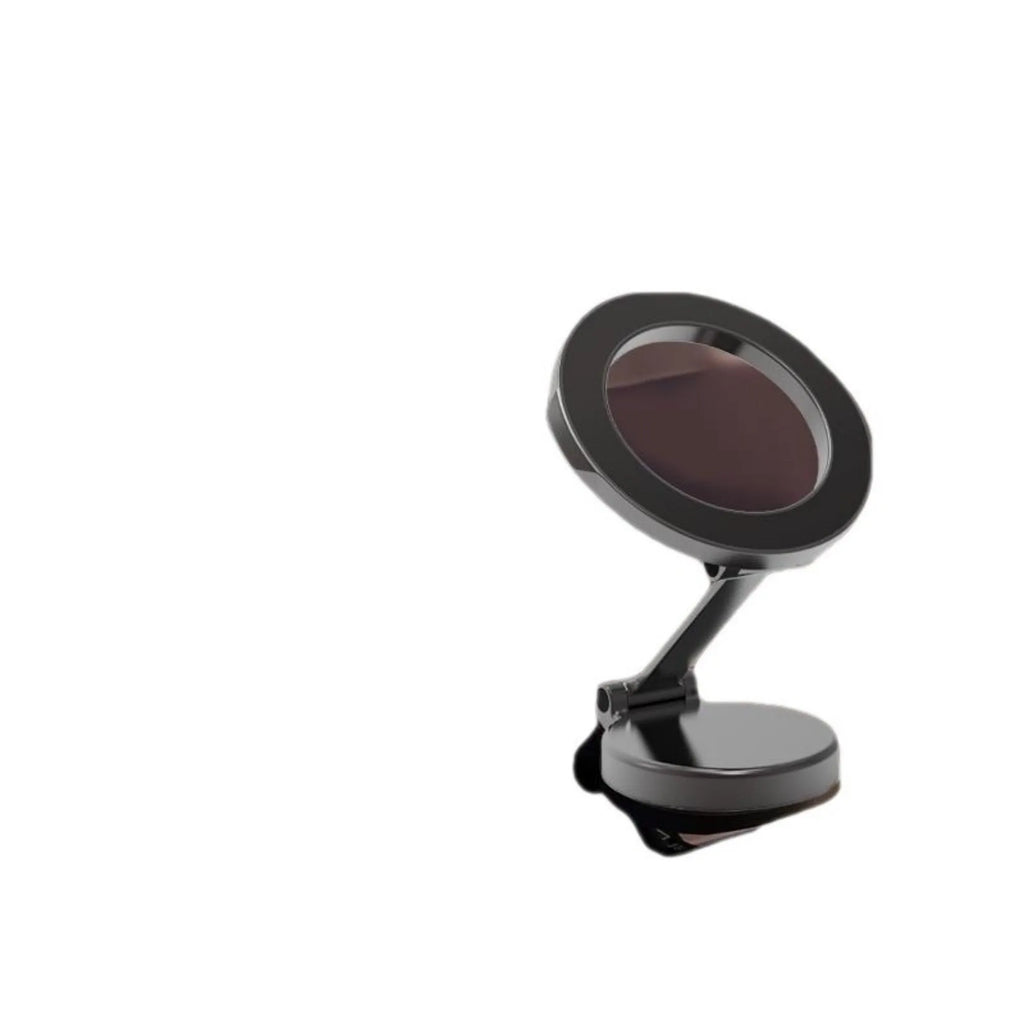 All-metal foldable magnetic car phone mount in Qian Colour on a dashboard.