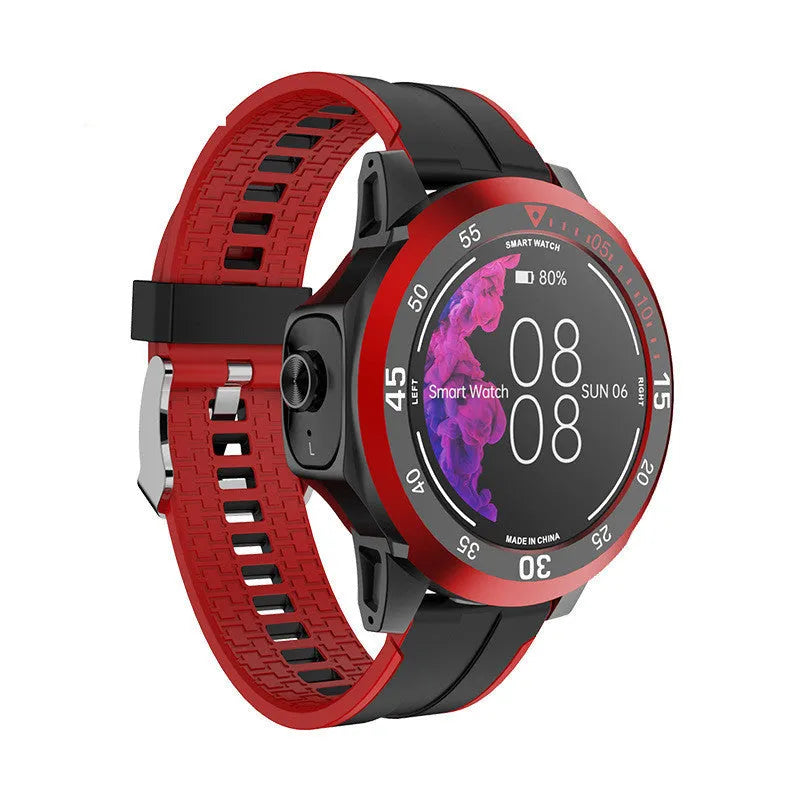 Smart two-in-one Bluetooth calling watch with 1.3-inch HD display and TUP strap in N16 black