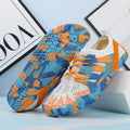 Men's and women's quick-drying lace-up beach wading shoes in various colours on a non-slip rubber sole.