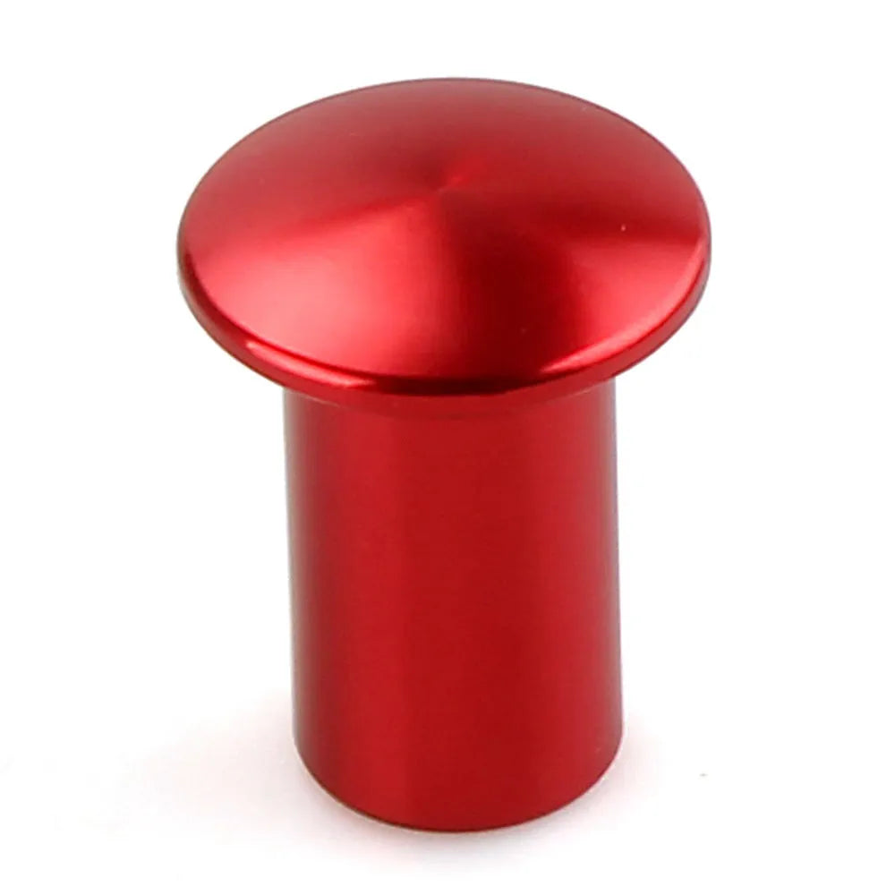 Aluminium alloy handbrake cap for car modification in five colour options with universal vehicle compatibility
