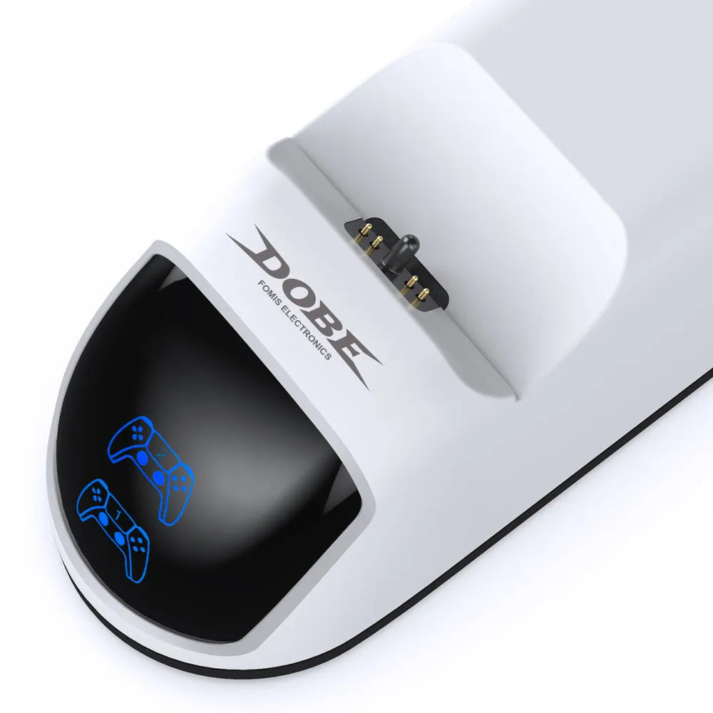 USB-C LED breathing light contact charger with handle design in ABS plastic housing showing dimensions