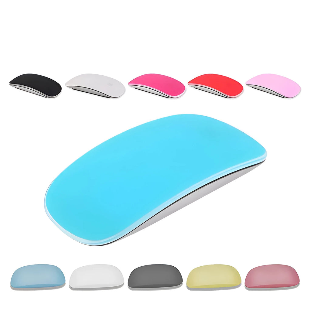 Silicone mouse cover for Magic Mouse in white, dark blue, sky blue, purple and black