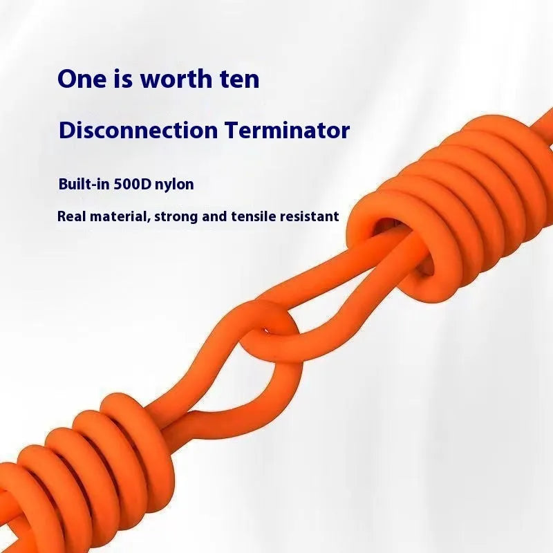 Orange zinc alloy fast charge data cable with Type-C, Micro USB and Lightning options, 0.3 m to 3 m lengths