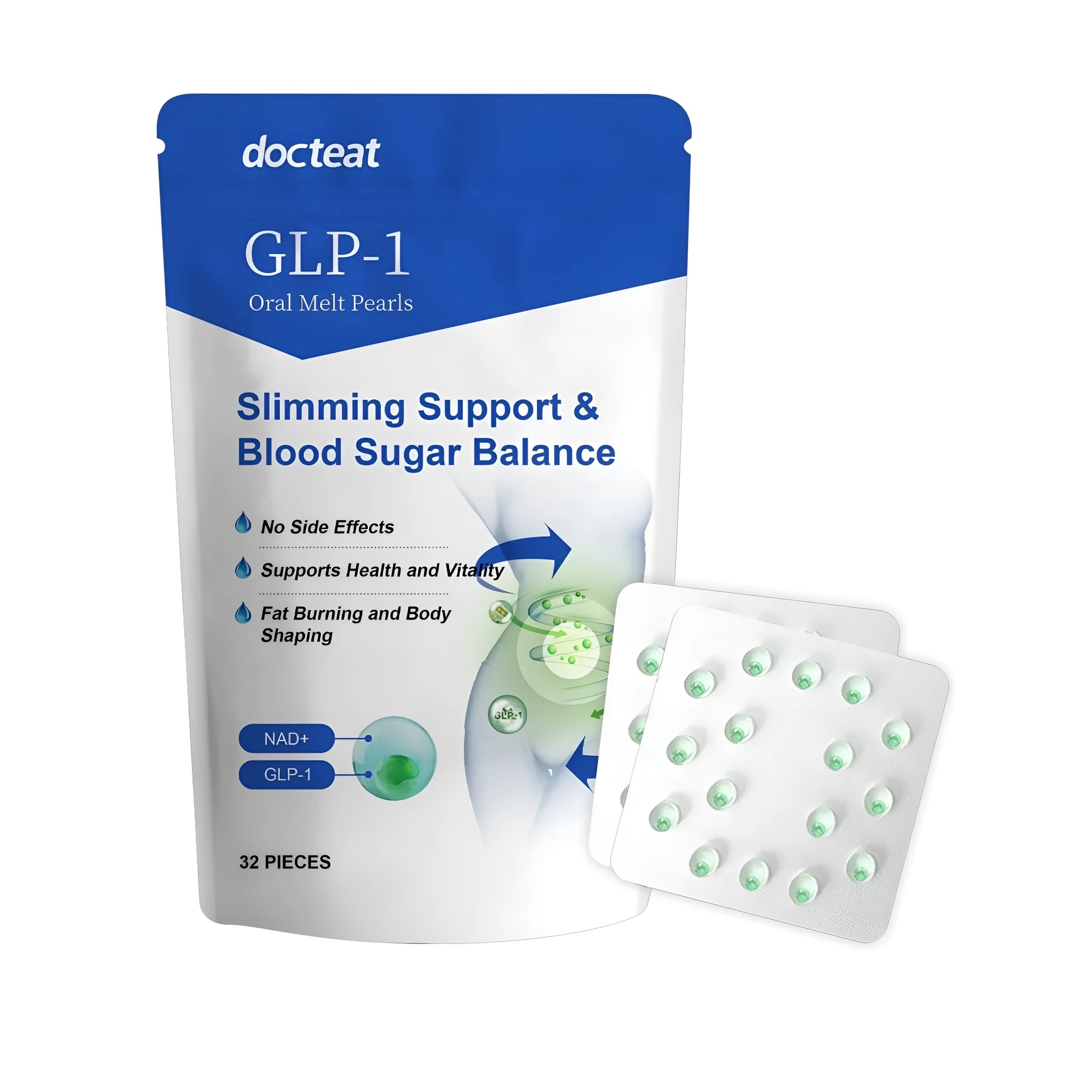 Light Body Bursting Bead oral probiotic supplement pills 32-piece pack