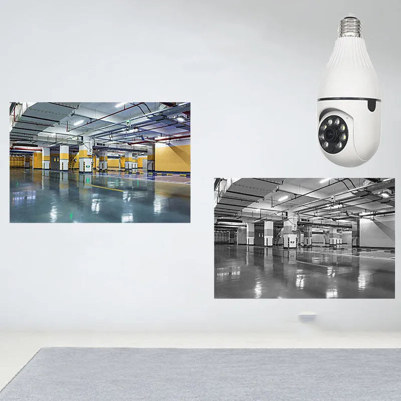 Minions wireless surveillance camera with wide-angle lens for indoor monitoring