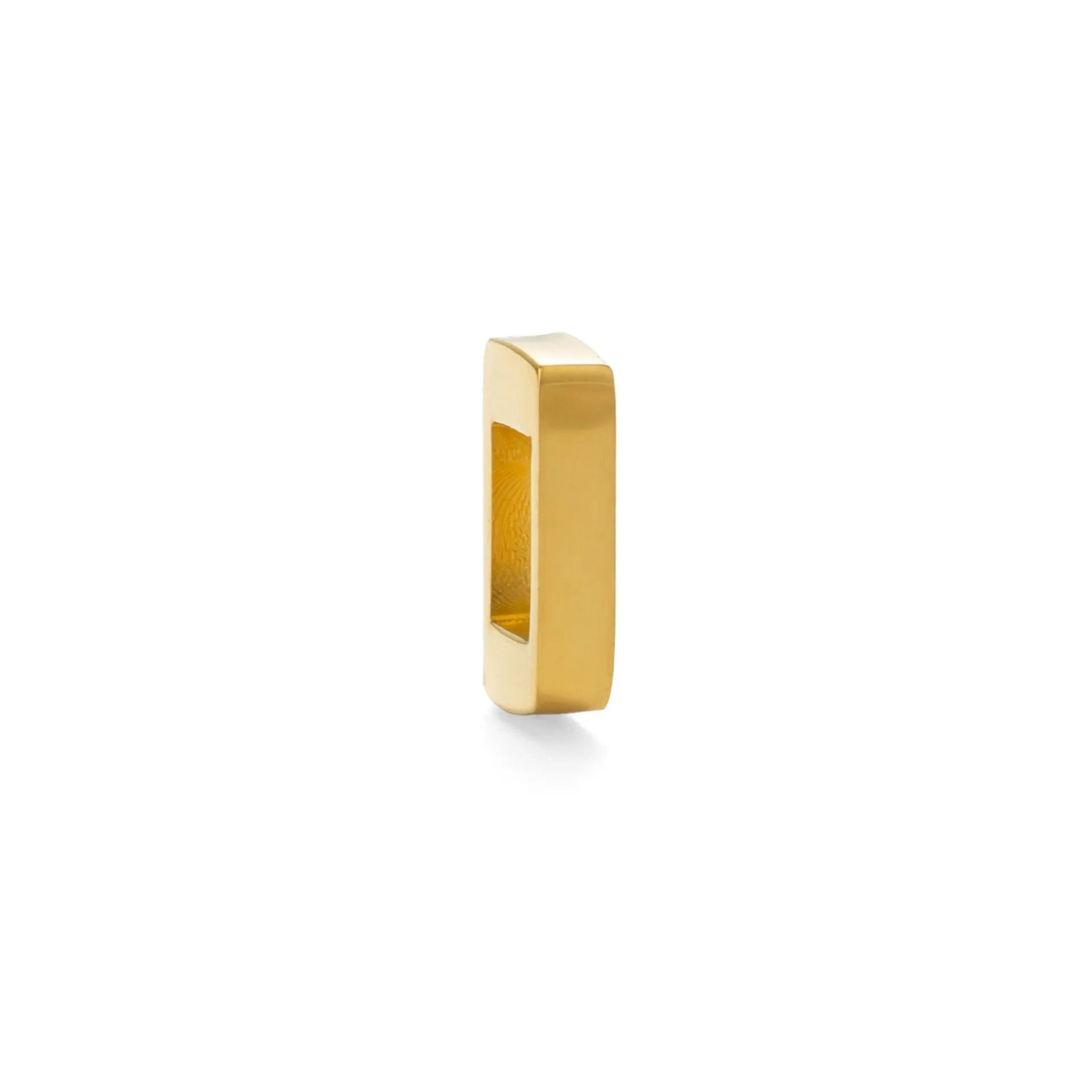 Titanium steel number letter necklace with 40.5cm chain and electroplated gold or silver finish