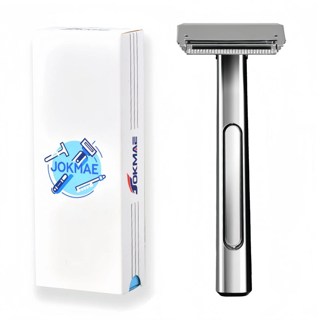 20T double-layer half-blade manual shaver in bronze finish with suspension head