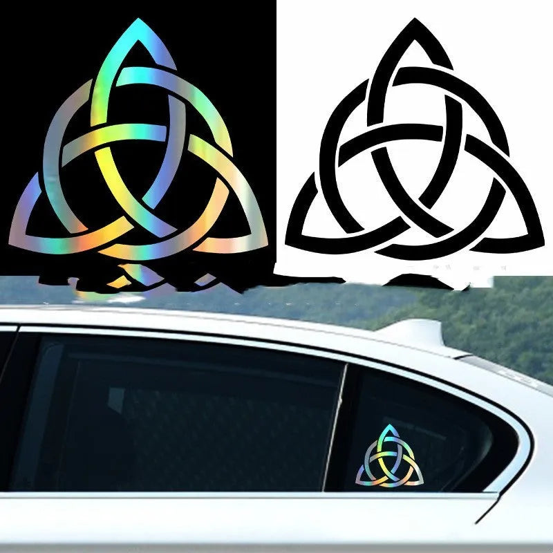 Black, white, and laser finish car body stickers for sunscreen and waterproof vehicle personalisation.