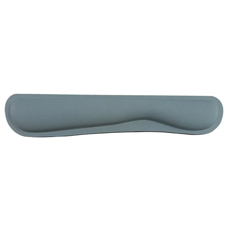 Memory foam wrist rest pad in black or grey, 460x85x25mm and 430x85x25mm, non-slip base for keyboard and mouse