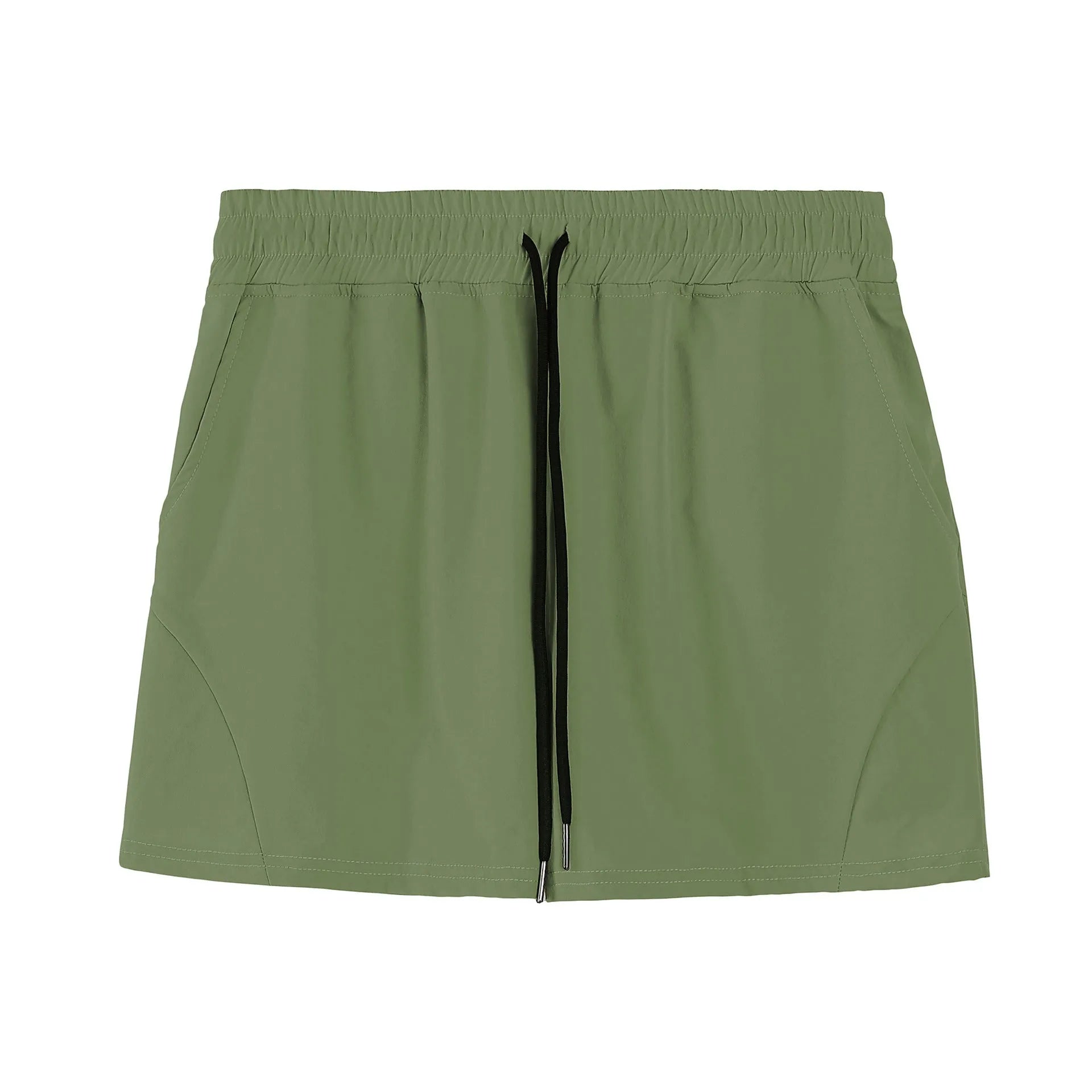 Men's lightweight polyester basketball shorts in grey, shown for summer sports wear.
