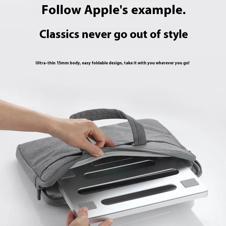 Aluminium alloy notebook cooling rack with folding design, shown in ordinary style colour