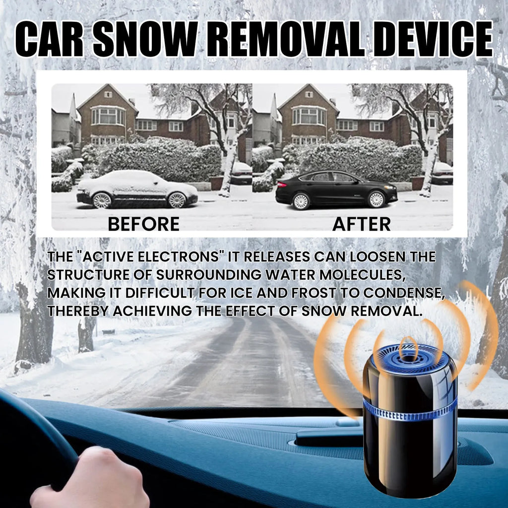 Compact 5.6cm by 6.8cm car windshield defroster tool for snow melting and ice removal